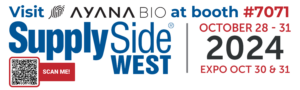 Visit Booth #7071 at SupplySide West Banner 2024